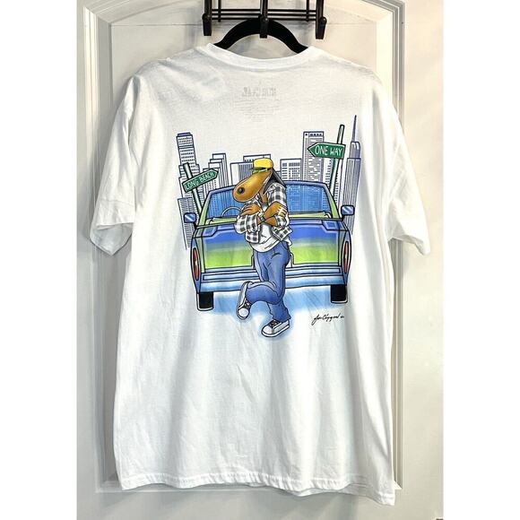 Snoop Dogg XL T-Shirt 90’s Doggystyle Rap Hip Hop Joe Cool Graphic Gin And Juice - Picture 3 of 4